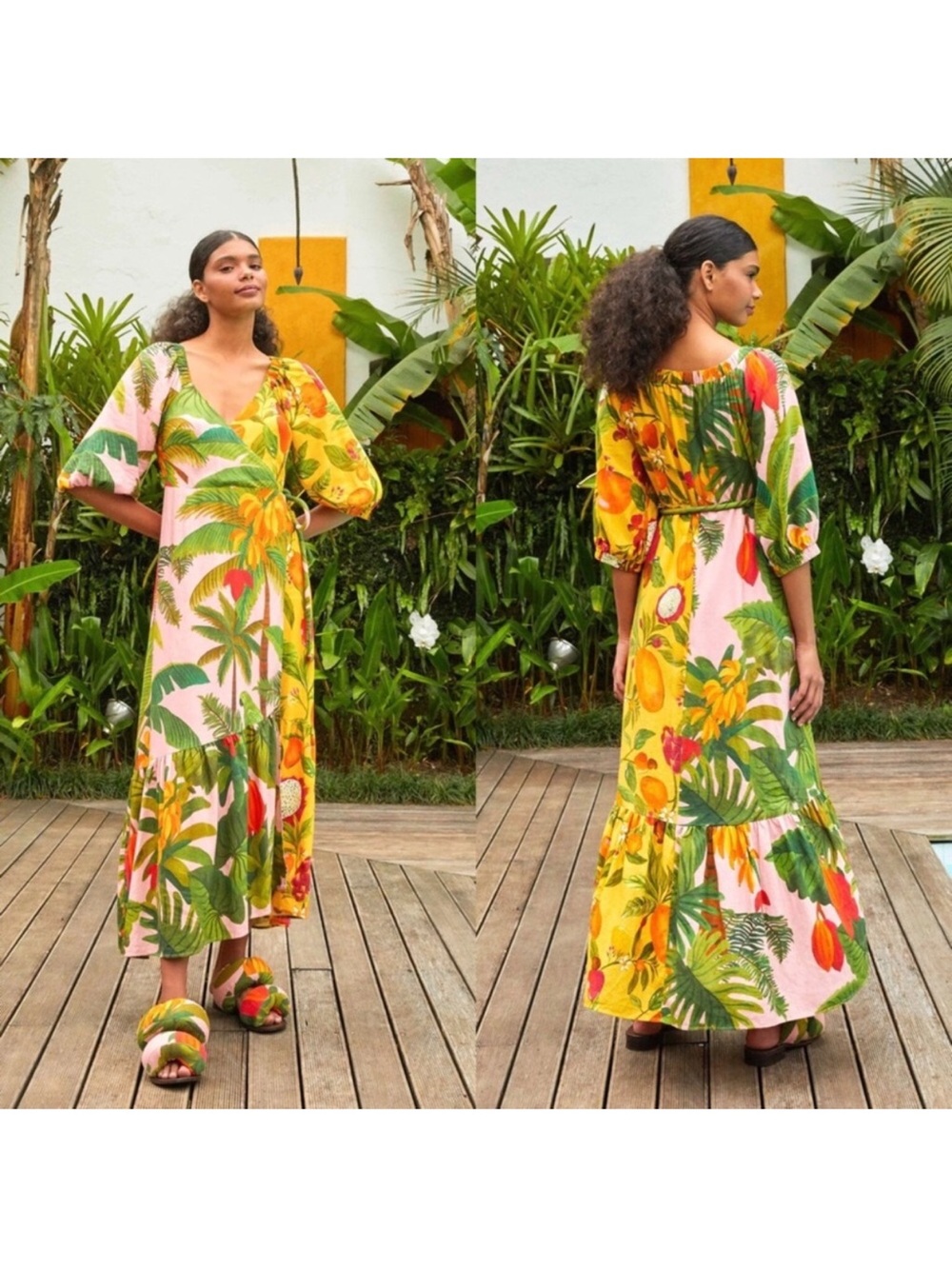 Farm Rio Tropical midi Dress